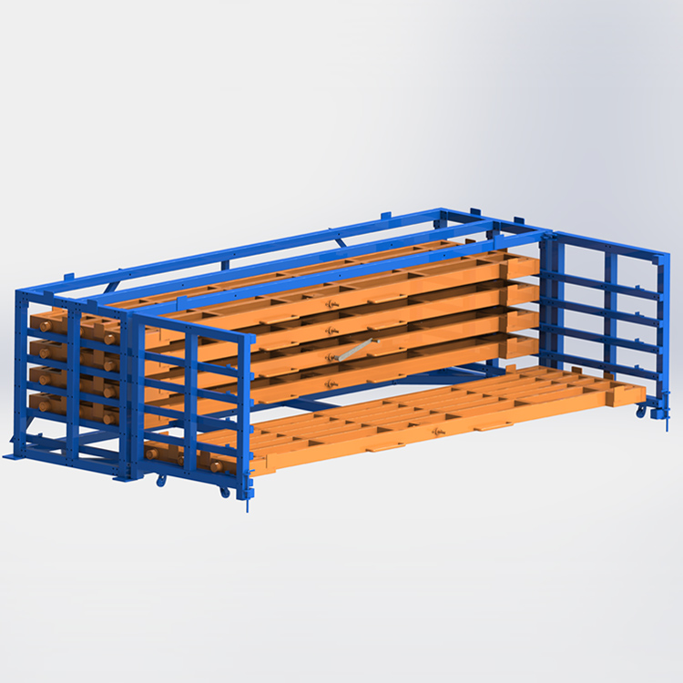 手搖式抽屜板材貨架